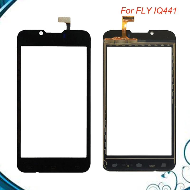 Черная сенсорная панель для Fly IQ441 IQ 441 сенсорный экран дигитайзер переднее стекло