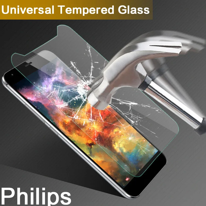 Универсальное закаленное стекло для Philips S358/S396/S398/S399 Φ 5 0 дюймов 9H 2.5D Защита экрана