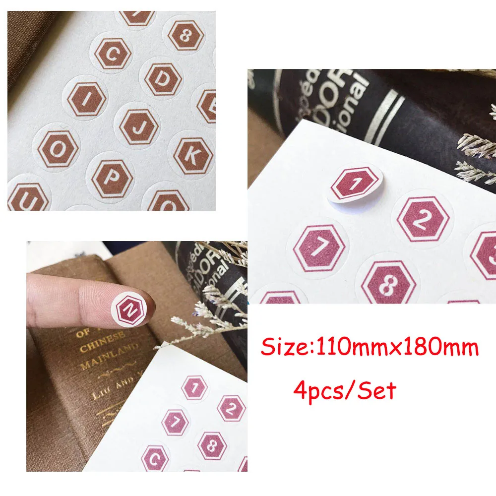 Винтажная ПЕЧАТНАЯ МАШИНКА 4 шт. декоративная наклейка на английском языке с