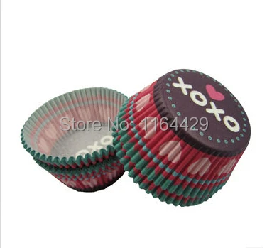 600 шт (6 видов цветов) высокотемпературный бумажный подстаканник для торта