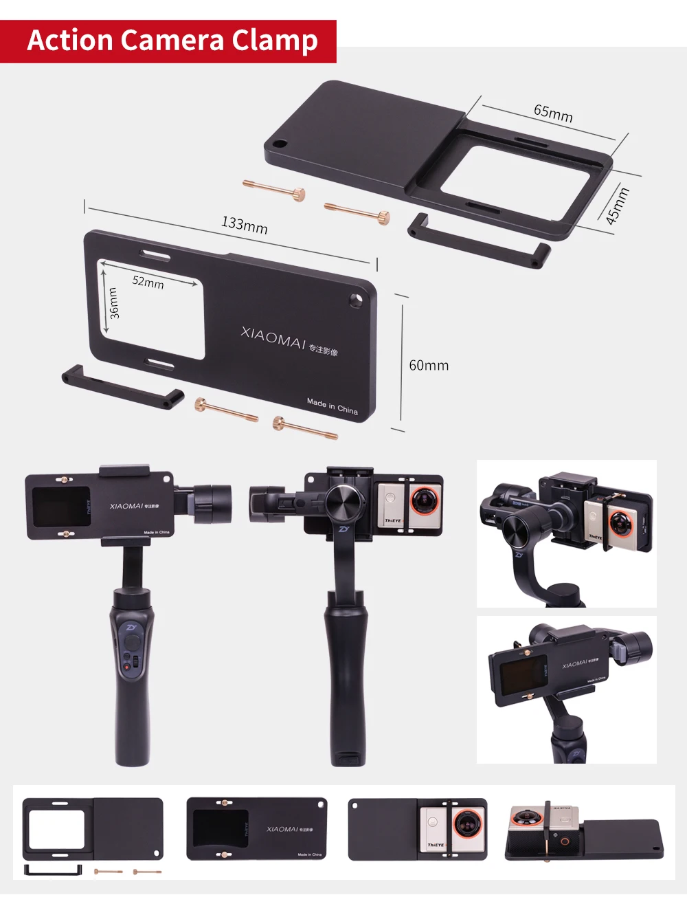 Zhiyun Smooth 4 смартфон 3 оси карданный стабилизатор мобильный видео steadicam для iphone/Android Экшн камера VS Smooth Q