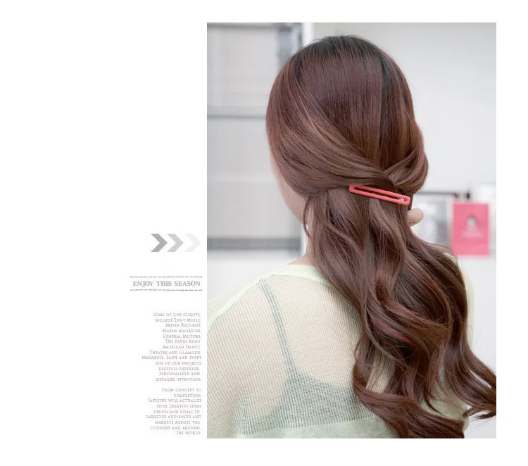 Сплошные цвета тканевые заколки для волос в простом стиле модные головные уборы