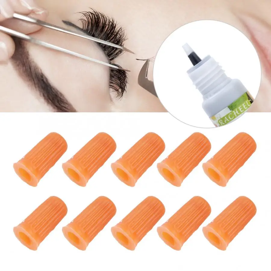 10 шт. профессиональный клей-бутылка для ресниц заглушка игла салона красоты