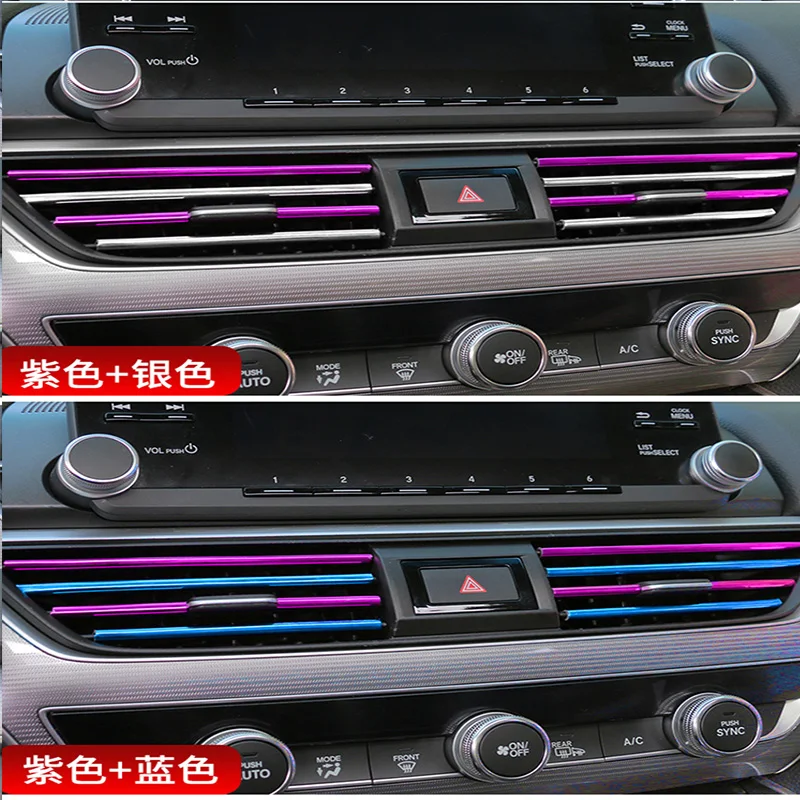 10 шт. автомобильный Стайлинг устанавливаемое на вентиляционное отверстие в