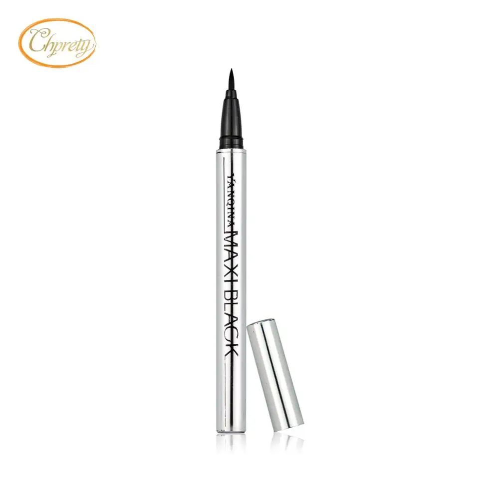 1 pc Silver eyeliner Горячая Распродажа, черная жидкая подводка для глаз, стойкая Водостойкая Подводка для глаз, карандаш, ручка, хороший макияж, косметические инструменты, 1 шт./3 шт - Цвет: 1 pc Silver eyeliner