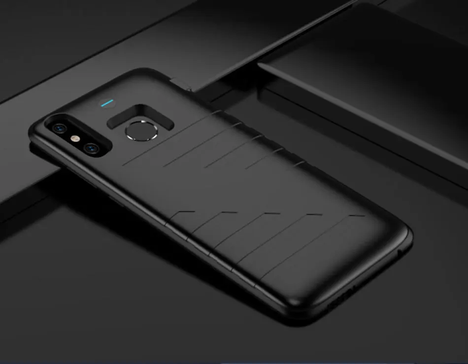 For Mi 9 Black NENG 6800 мАч чехол с аккумулятором для Xiaomi Mi 9 ультра тонкий Силиконовый противоударный чехол с внешним аккумулятором для Xiaomi Mi 9 Global Full battery чехол - Цвет: For Mi 9 Black