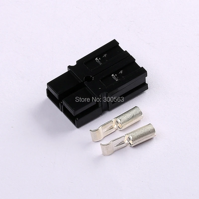 Free shipping 50pcs/lot 600V45A POWER BATTERY PLUG CONNECTOR 45A connector WITH CONTACTS male&female FORKLIFT charger parts images - 6