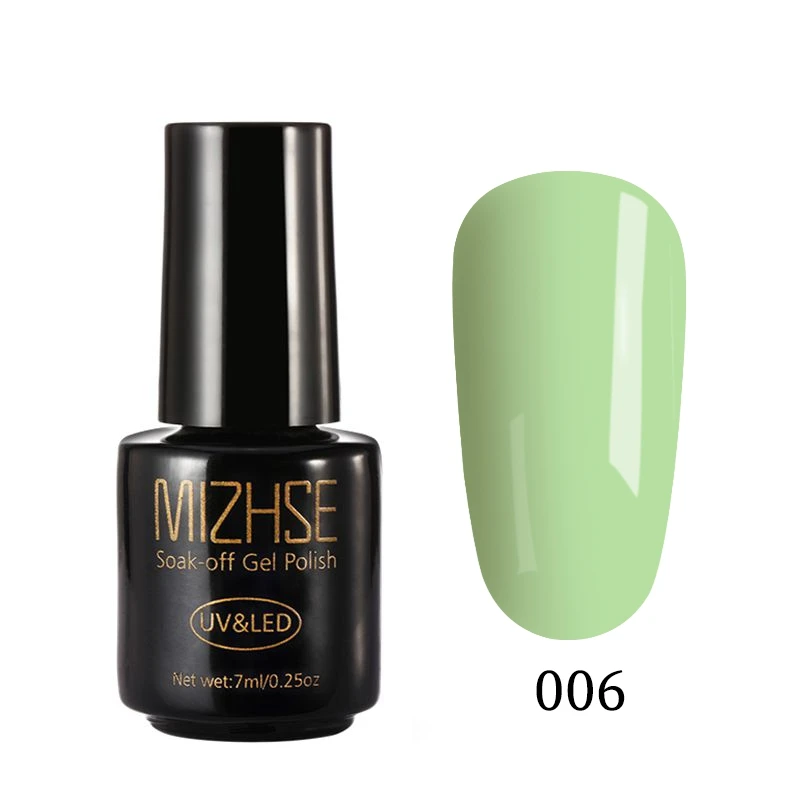 MIZHSE 7 мл УФ-гель для ногтей светодиодный дизайн ногтей constrator Esmalte гель геллак Vernis Полупостоянный розовый серый телесный цвет - Цвет: NC006