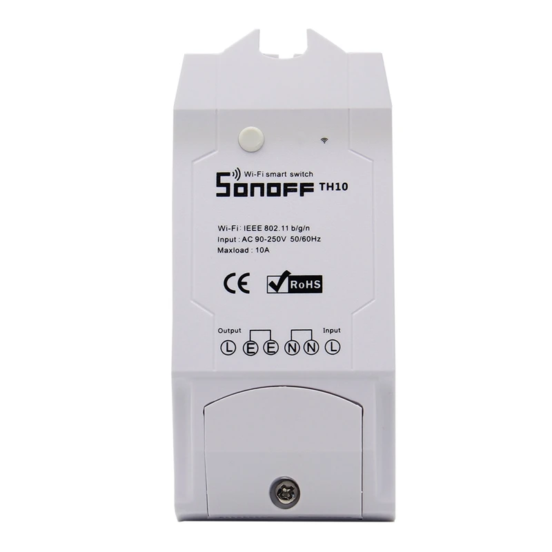 SONOFF TH10 DIY 10A 2200 Вт умный дом Wi Fi Беспроводной датчик температуры и влажности