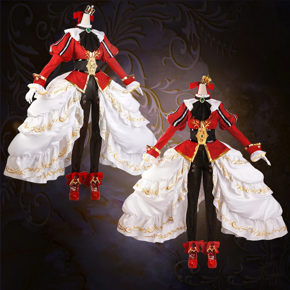 Аниме! Fate/EXTELLA LINK Nero Princes император великолепный дворец Готическая униформа