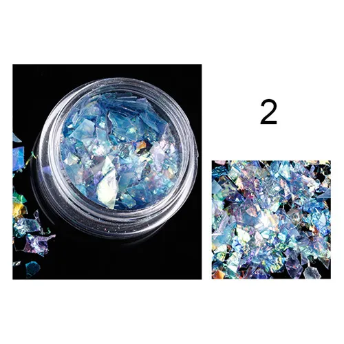 Glitter2 Harunouta 5 г Фольга для ногтей блестки порошок для дизайна ногтей Блестки Золотые Серебряные Блестки для ногтей маникюр 3d-украшения для ногтей - Цвет: Glitter2