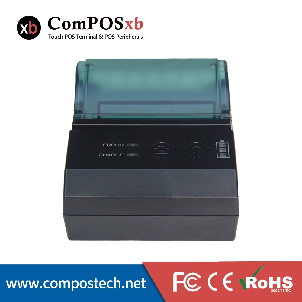 Мини Портативный Bluetooth USB Последовательный порт 58 мм POS термопринтер для чеков с