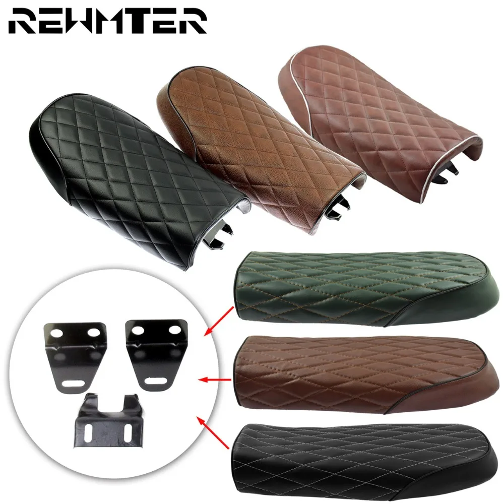 

Motorcycle Cafe Racer Seat Diamond Vintage For Honda CB CL Retro Saddle Cafe Racer CB200 CB350 CB400 CB500 CB550 CB750
