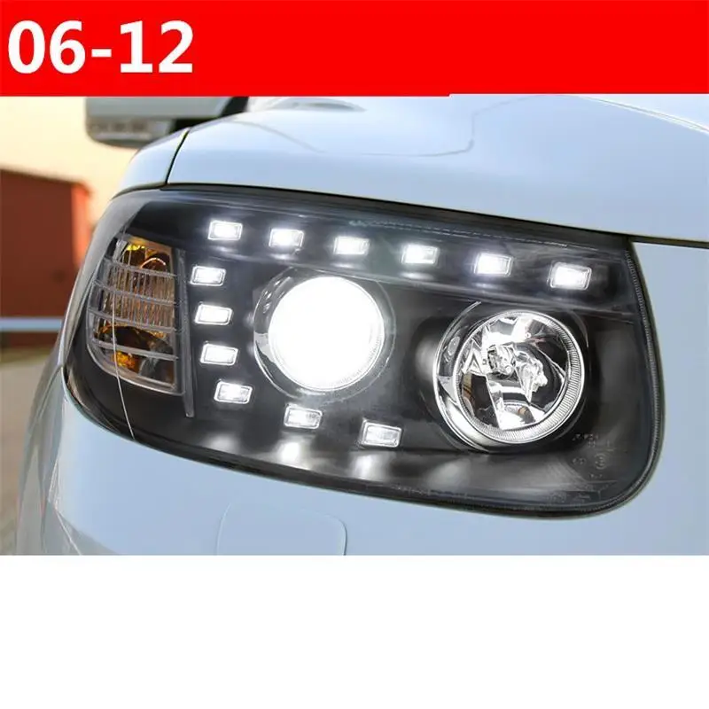 Наружная авто лампа в сборе дневные Drl ходовой Стайлинг сборка Cob фара красного