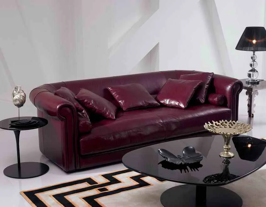 Новое поступление 2015 диван Chesterfield из натуральной кожи современный комплект