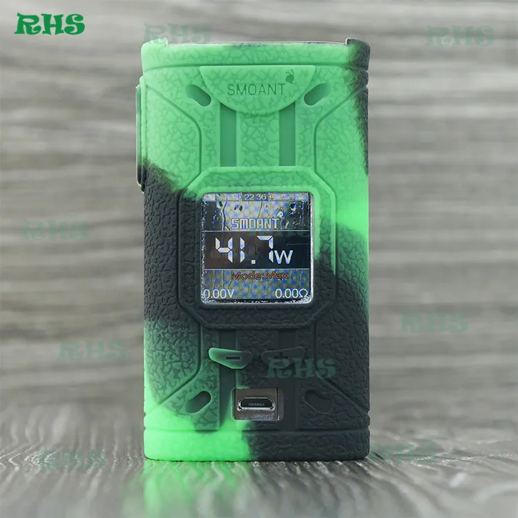black green RHS home Modshield Smoant cylon tc 218W силиконовый чехол 13 приятных цветов в большом объеме из Китая - Цвет: black green