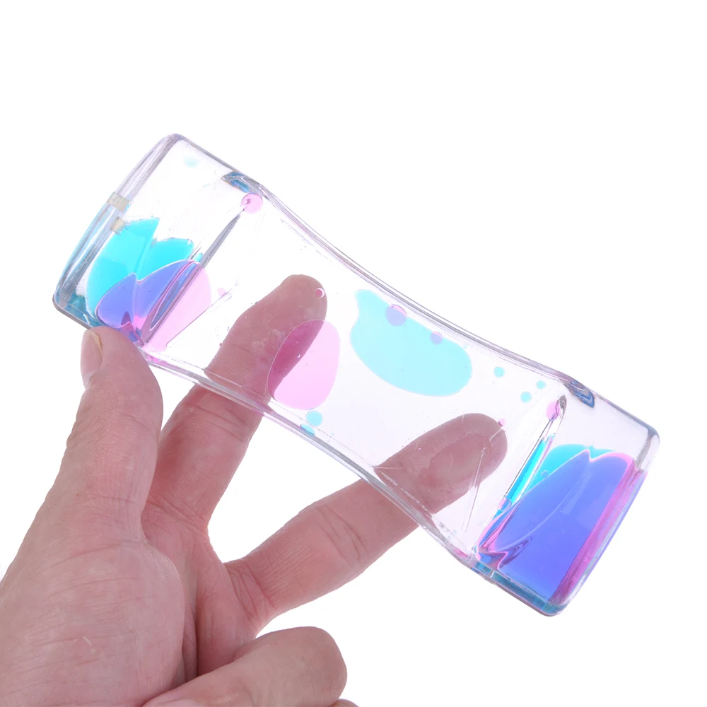 ABS жидкое масло для жидкого движения Настольная игрушка песочные часы | Дом и сад