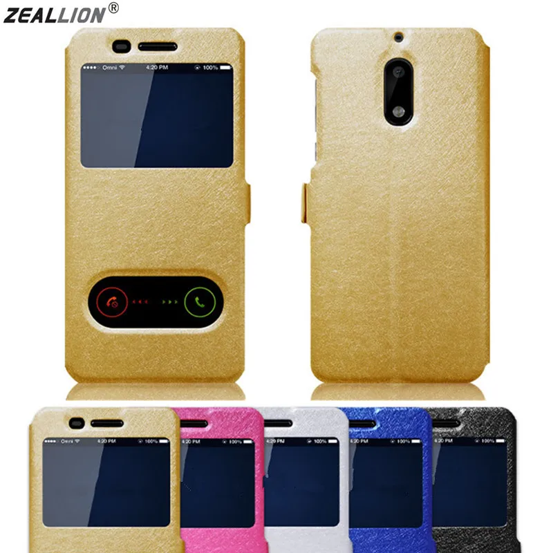 Роскошный чехол книжка из искусственной кожи ZEALLION для Nokia 8 6 2018 7