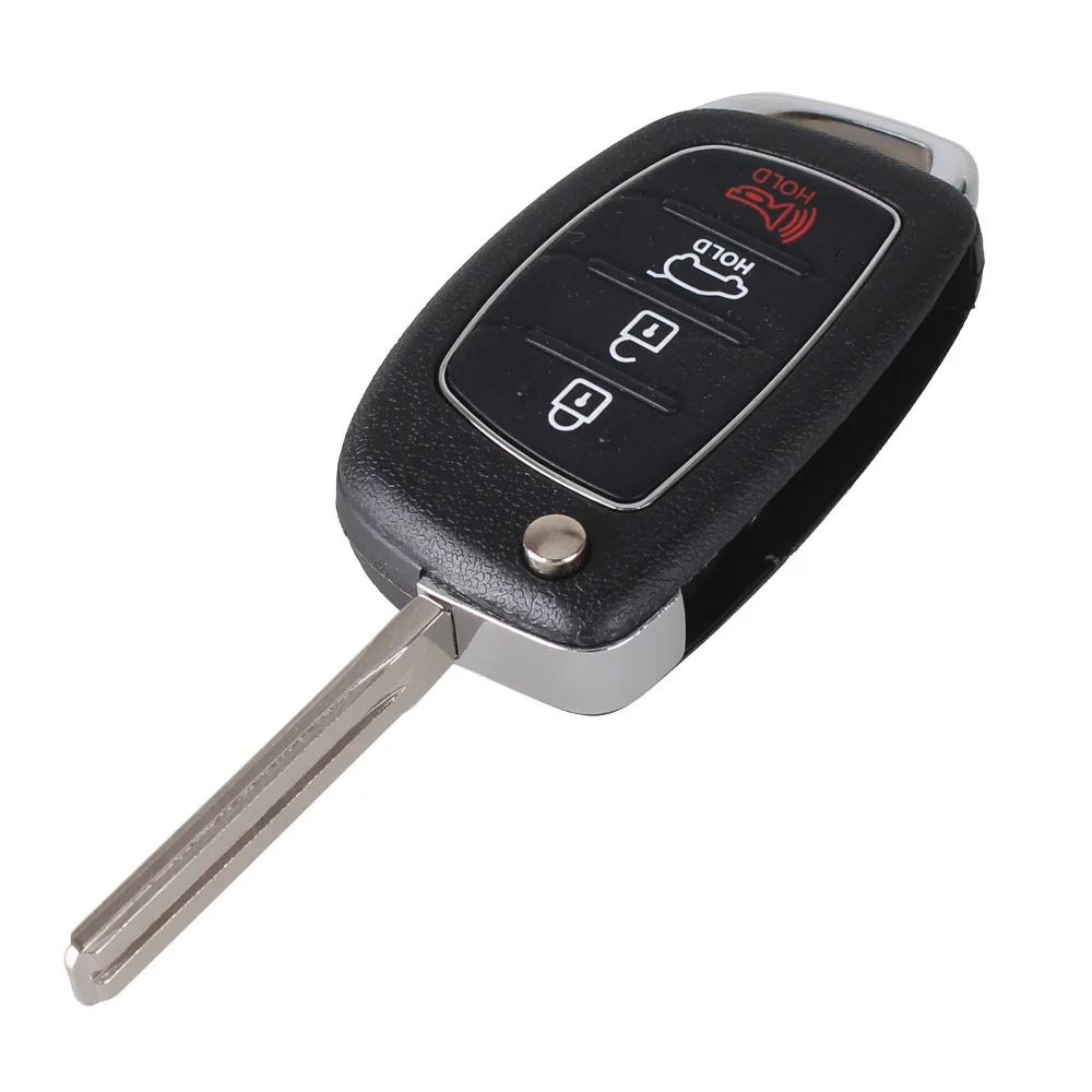 KEYYOU 10X3/4 кнопки Флип Складные дистанционного Управление Брелок Shell Для hyundai HB20 SANTA