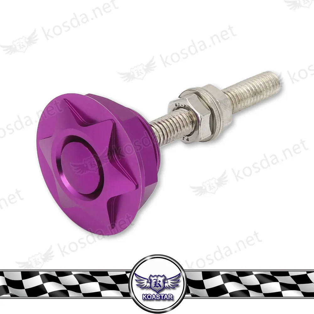 Алюминиевая кнопка для автомобиля Quick Release Hood Bumper Bonnet Pin Lock Clip Kit|quick release bumper|bumper quick