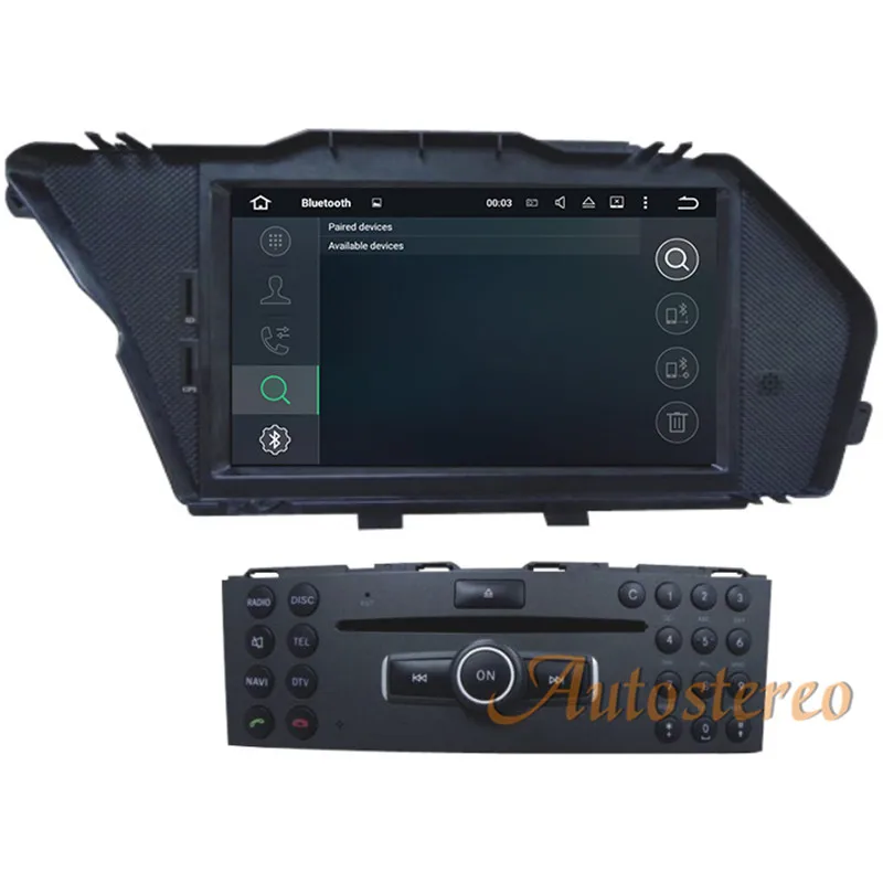 7 дюймов 2G ram Android 7,1 6,0 5,1 Автомобильный gps навигатор dvd-плеер стерео радио головное устройство для Mercedes-Benz GLK 2008 2009 2010