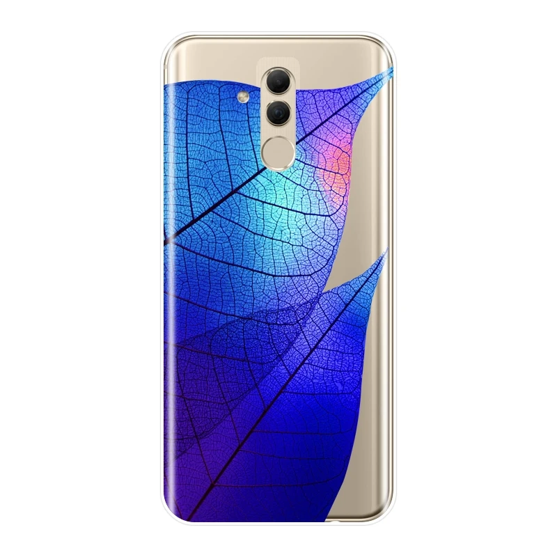 Силиконовый чехол для телефона Huawei Mate 7 8 9 10 20 Lite мягкая задняя крышка Pro с синими
