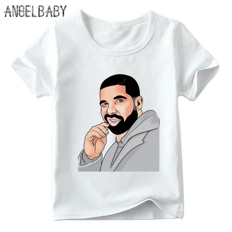 2019 детская известный рэпер Дрейк Футболка с принтом комплект одежды для