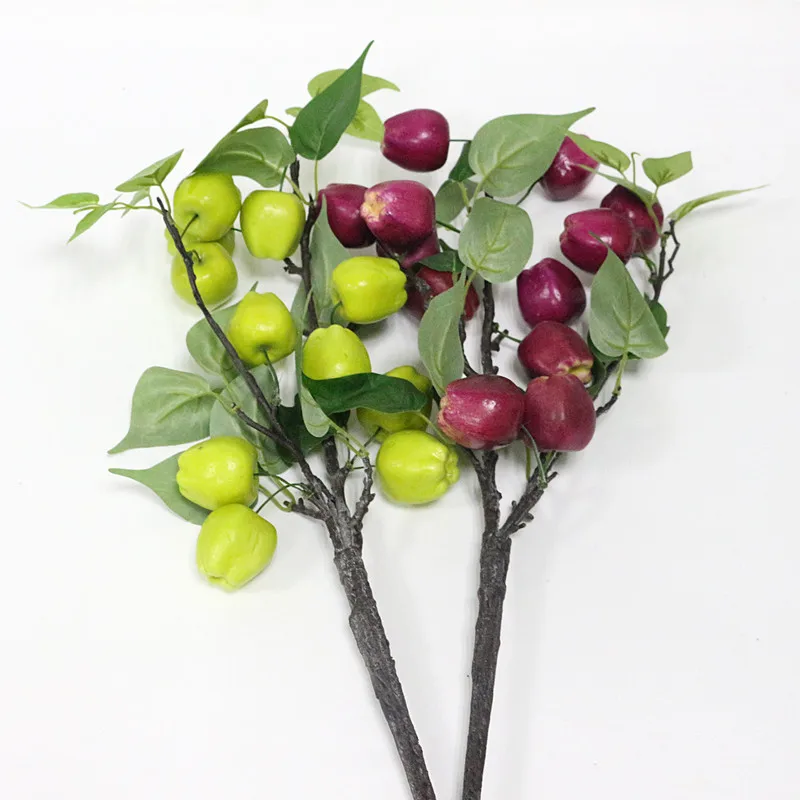 ФЛОН искусственные растения ненастоящие яблони имитация пены яблоко ветка
