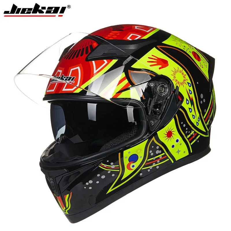Мотоцикл Jiekai шлем Casco Moto Cascos Para Moto Capacetes De Motociclista откидной шлем Capacete Moto шлем мотоциклетный - Цвет: 1