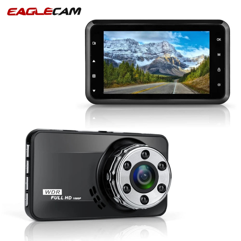 Eaglecam Full HD 1080 P Novatek 96223 видеорегистратор для камеры автомобиля черный ящик 170