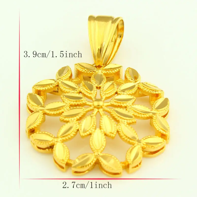 New Exquisite Gold Pendant Necklace Women Men Color Chain Arabic Iran middle east Ethiopian African Desigh | Украшения и