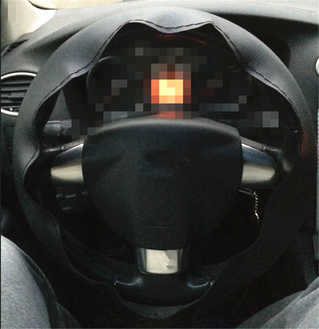 38 см DIY чехол рулевого колеса автомобиля мягкая кожа плетеные иголки, аксессуары для шитья для Ford Transit Ranger Mustang Ka Fusion Focus