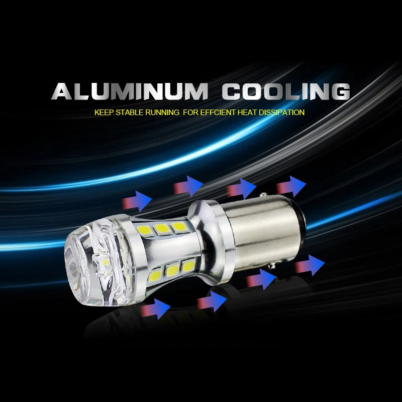 MAXGTRS 2x P21/5 W СВЕТОДИОДНЫЙ Автомобильный BAY15D светодиодный фонарь 1157 Задний сигнал Стоп задний DRL светильник 3030 18 светодиодный smd Желтый Красный 6000K белый