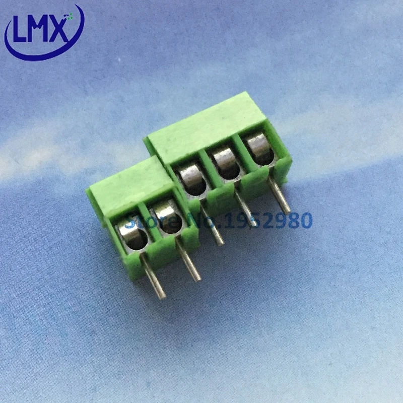 Винтовой клеммный соединитель с шагом 3 5 мм 50 шт. 2 контактный прямой ножкой KF350