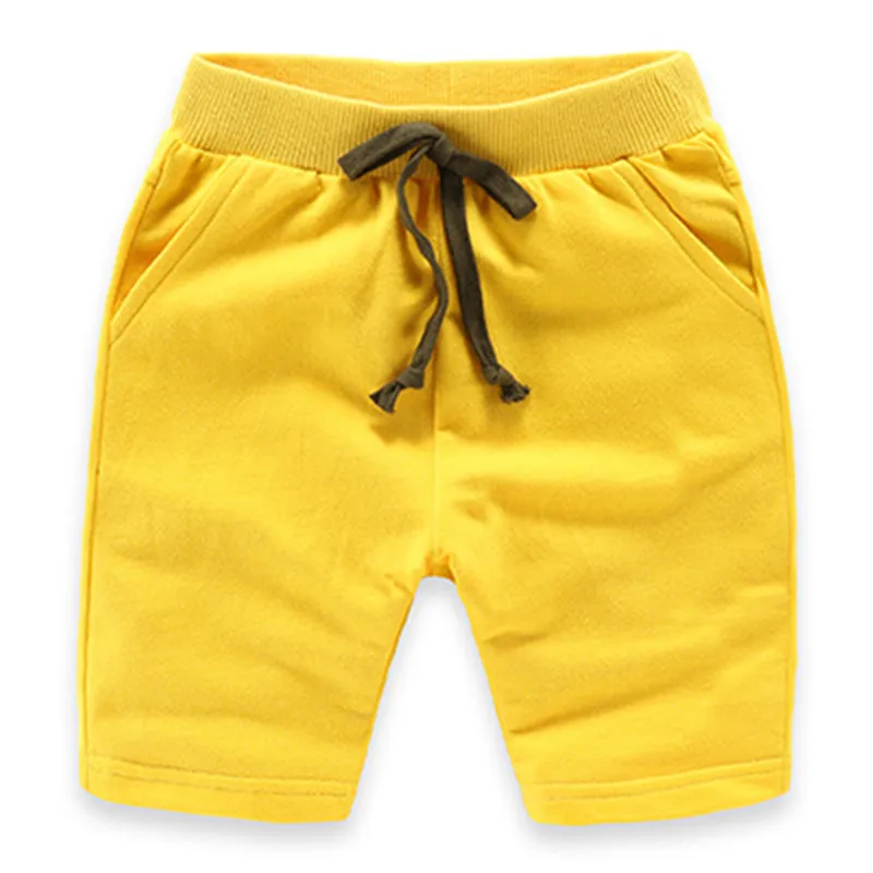 Брендовые Детские шорты хлопок Шорты для маленьких мальчиков и девочек 8 цветов