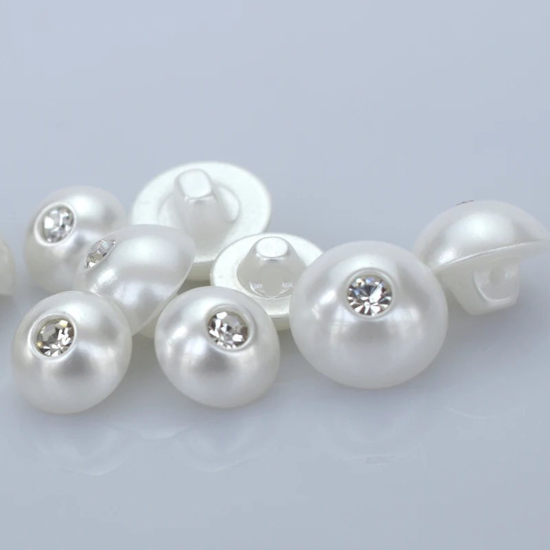 20pcs/lot High-grade diamond pearl buttons buttoned shirt sweater fashion resin buckle Tirone factory direct wholesale B3-9 | Дом и сад
