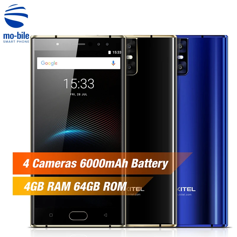 OUKITEL K3 смартфон 5 ''Android 7 0 MTK6750T Octa Core 1 GHz 4 GB Оперативная память 64 Гб Встроенная 6000