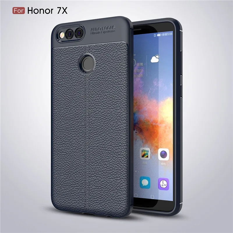 Тёмно-синий Thouport для huawei Honor 7X Чехол 8X Max Honor 8C 8A Honor 9X Pro Чехол, задняя крышка, противоударный протектор, ТПУ, мягкий силиконовый чехол s для Honor 8A Чехол - Цвет: Тёмно-синий