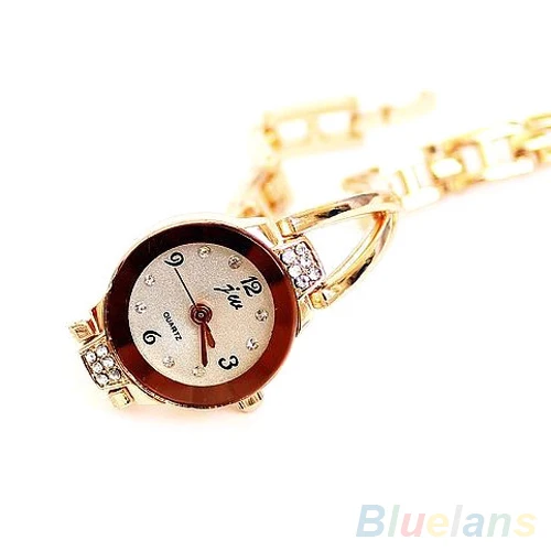 Для женщин с покрытием из розового золота браслет со стразами сплава круглые