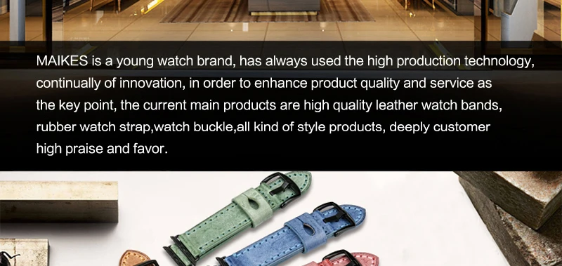 MAIKES специальный кожаный ремешок для часов для Apple Watch ремешок 44 мм 40 мм/42 мм 38 мм серия 4 3 2 все модели ремешок для часов