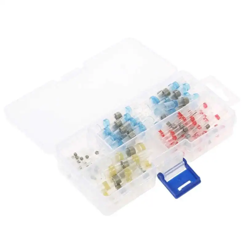 100 шт. соединители для уплотнения припоя термоусадочные стыковые электрические