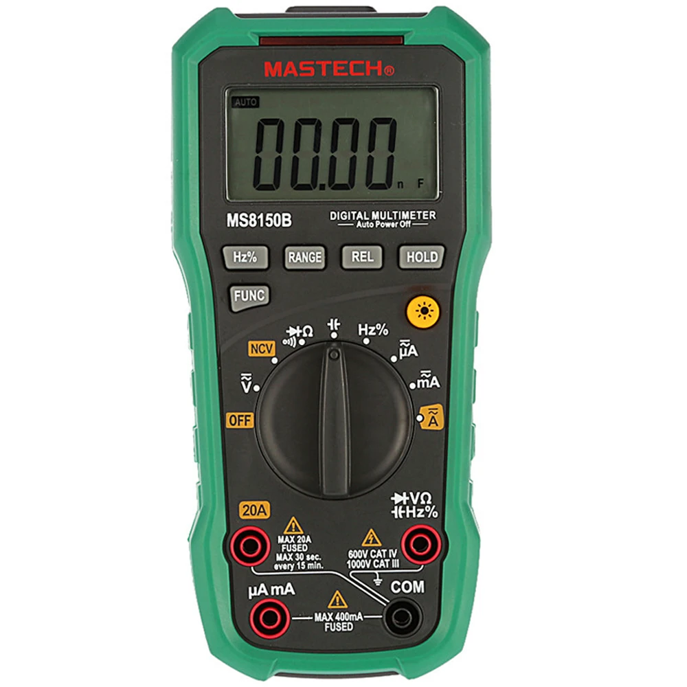 Mastech MS8150B цифровой мультиметр портативный тестер измеритель напряжения тока