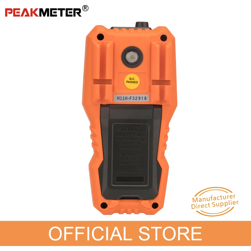 Профессиональный цифровой мультиметр PEAKMETER PM8247S Smart AutoRange вольтметр с подсветкой