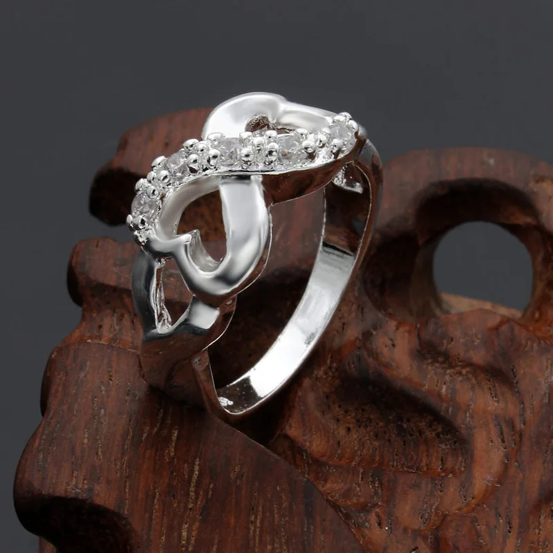 KAMEIER European Bright and charming pure figures rings for women Creative bow shape as party lovely gift | Украшения и