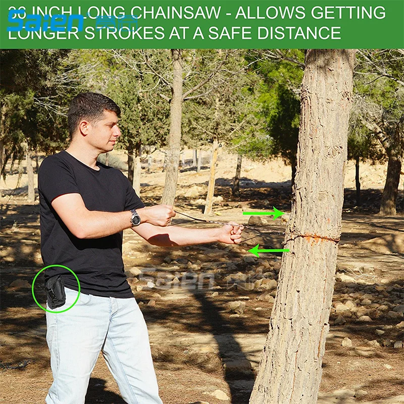 Карманная пила 36 дюймов длинная цепь лучшая компактная складная ручная