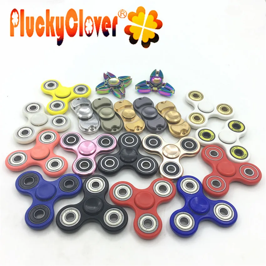 1 шт. детский подарок EDC Tri Spinner игрушки фиджет ручной Спиннер металл Пальчиковый