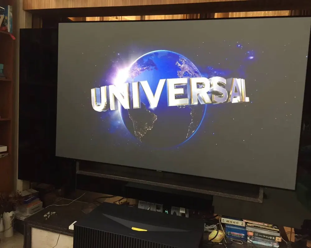 THKTSV, 4:3, 4 K Ultra HD, домашний кинотеатр, фиксированная рамка, безборый экран проектора, тканая акустическая прозрачная белая