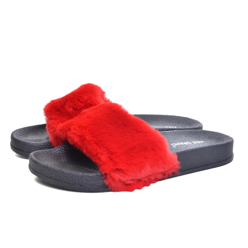 2019 г. женские пляжные шлепанцы из флока без застежки женская обувь на плоской