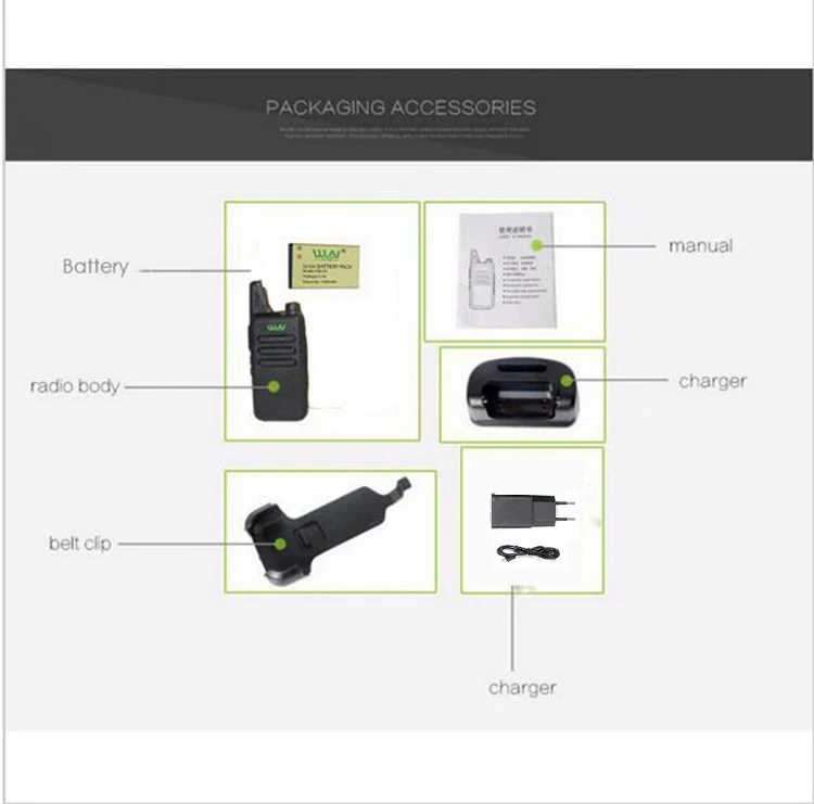Ультратонкая Гарнитура Walkie Talkie профессиональная портативная рация большого