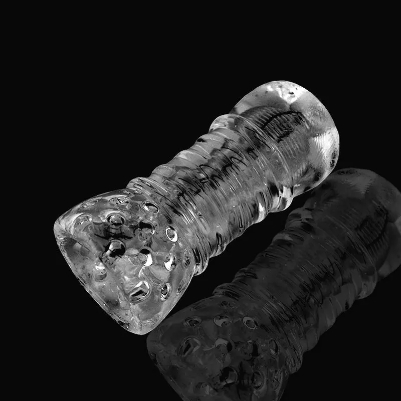 QUYUE Ultimate шаг прозрачный кристалл мягкий мужской мастурбатор массаж тела для него